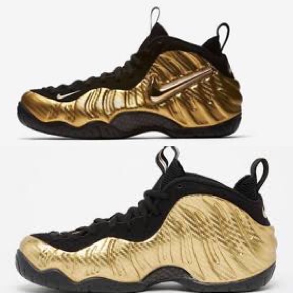 gold foamposites kids
